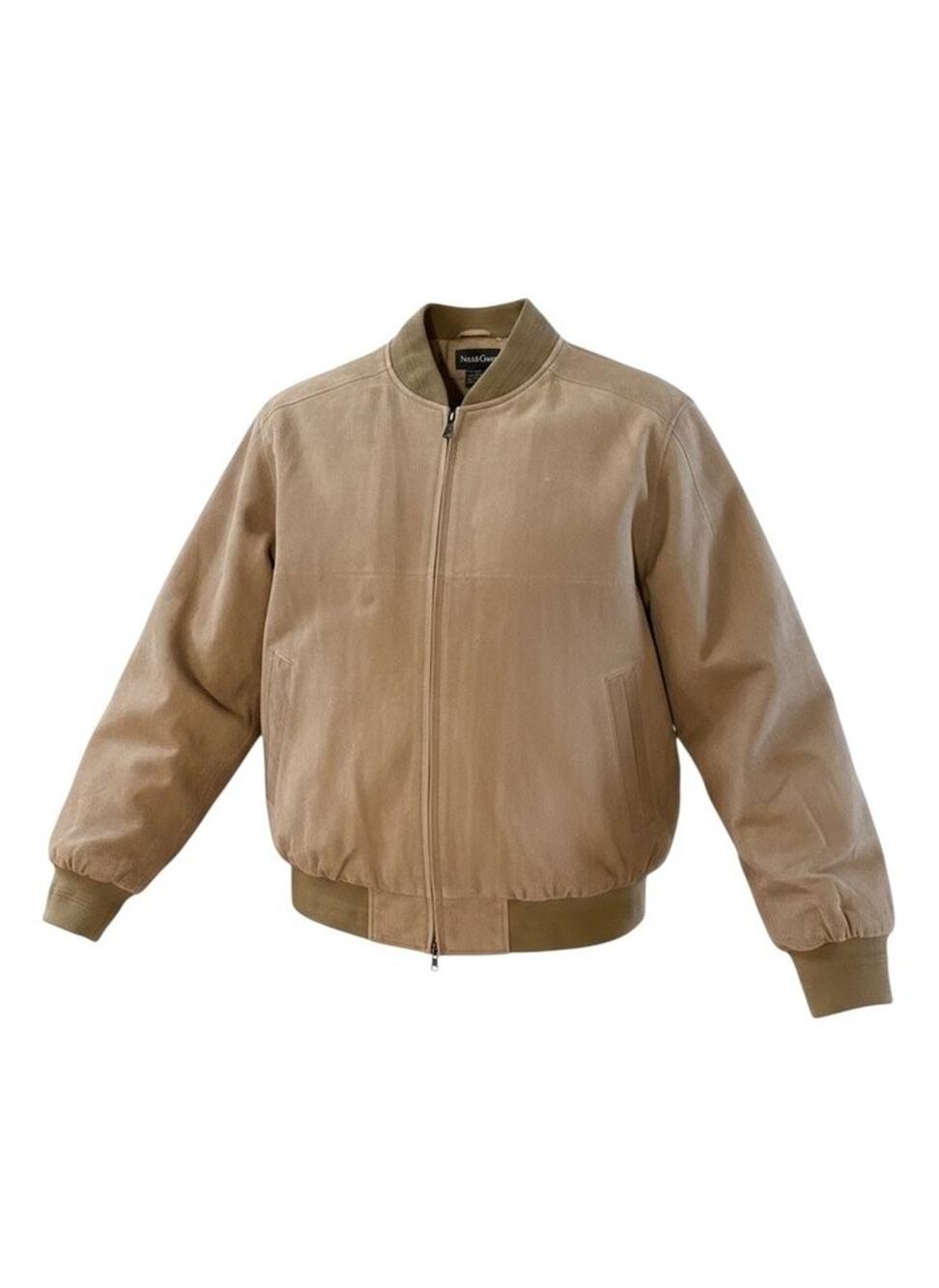 NorthCrest Men's XXL Tan Bomber Jacket